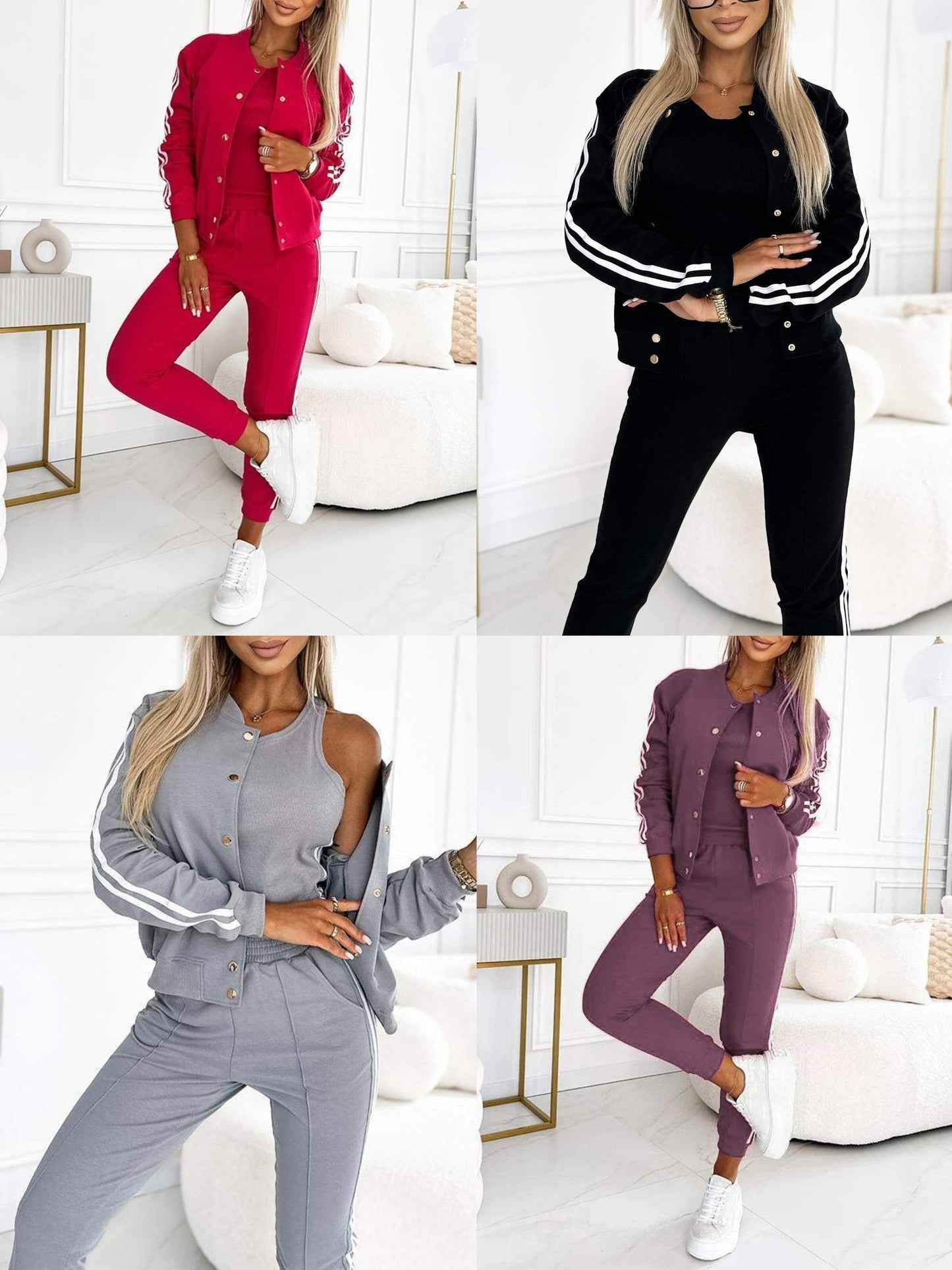 Kendra | Conjunto Deportivo Tres Piezas Ajustado
