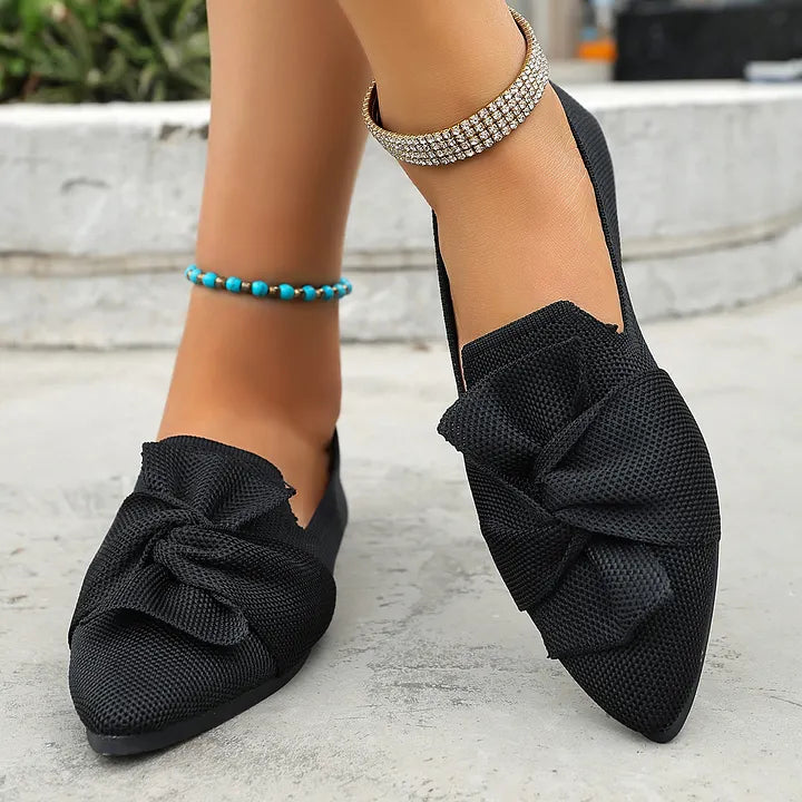 Hiromi | Zapatos Planos Slip On con Lazo