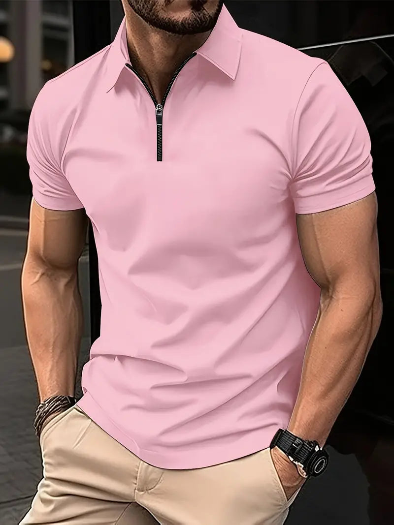 Ilan | Polo Stretch Cremallera Manga Corta