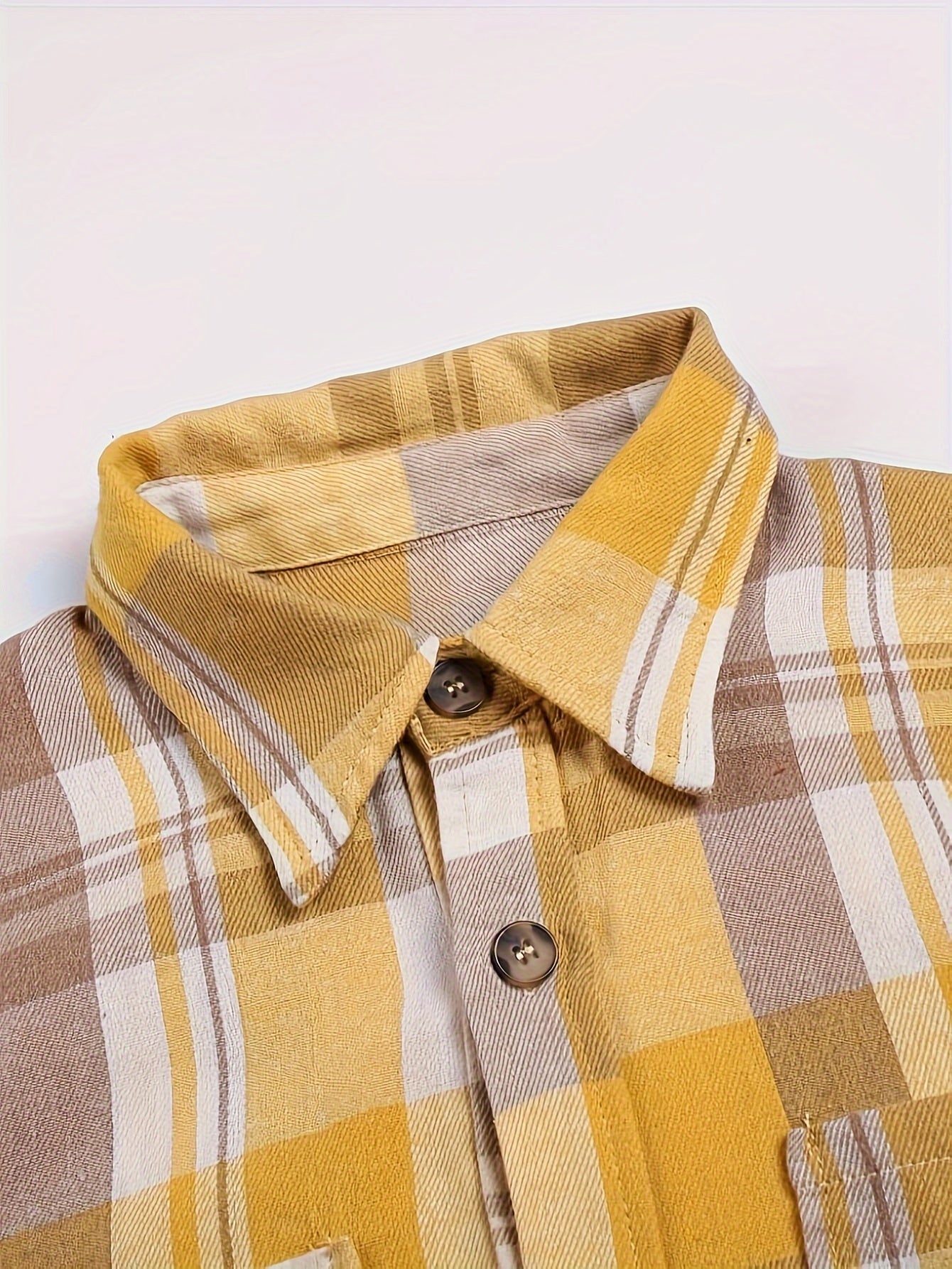 Yenira | Camisa De Cuadros De Manga Larga