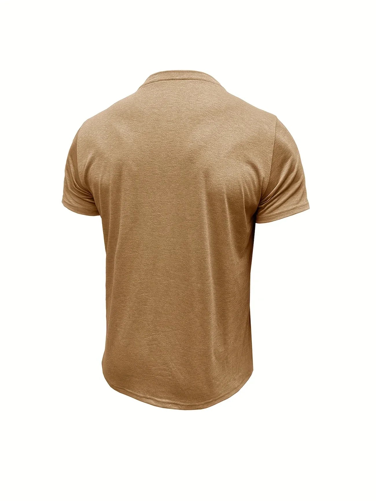 Saxon | Camiseta Henley de Manga Corta con Bolsillo