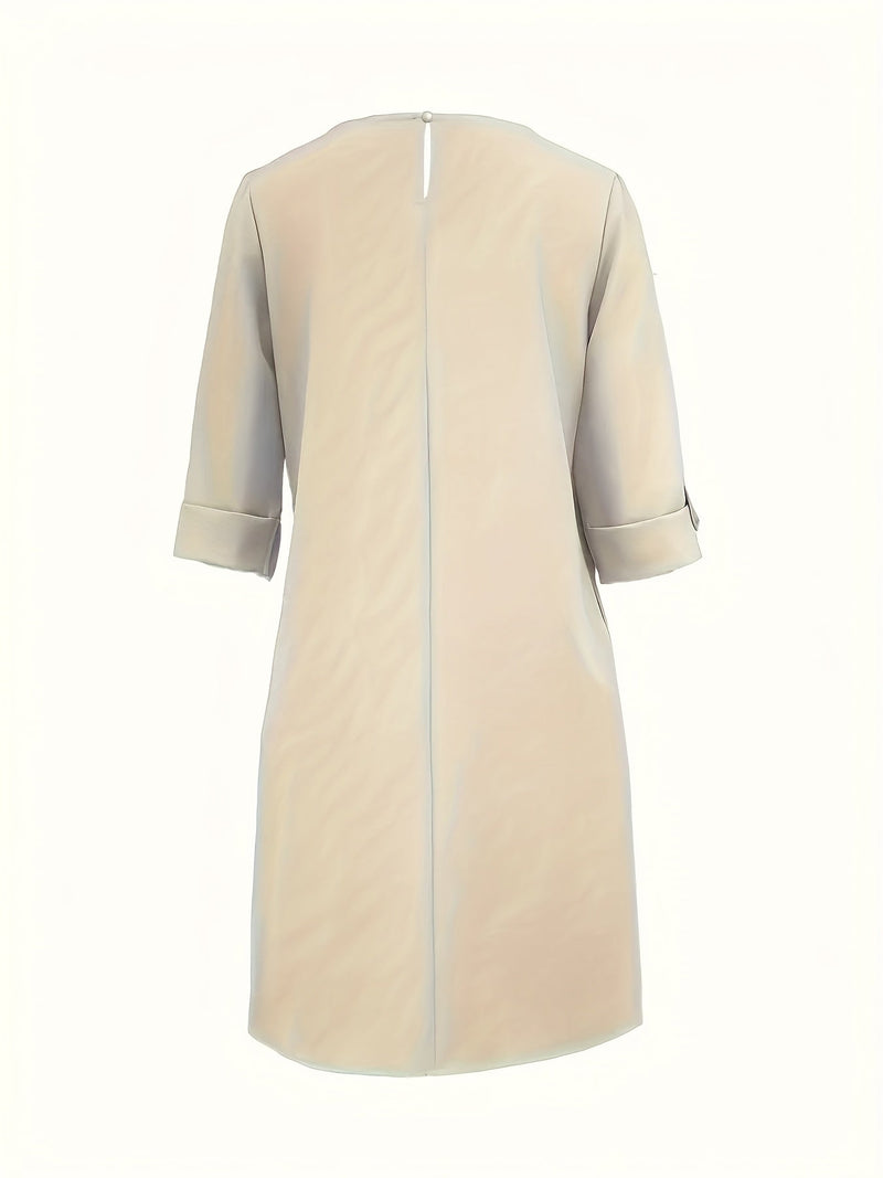 Kayana | Vestido Con Mangas Tres Cuartos