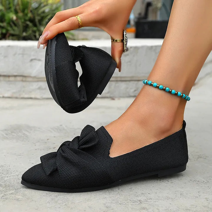 Hiromi | Zapatos Planos Slip On con Lazo