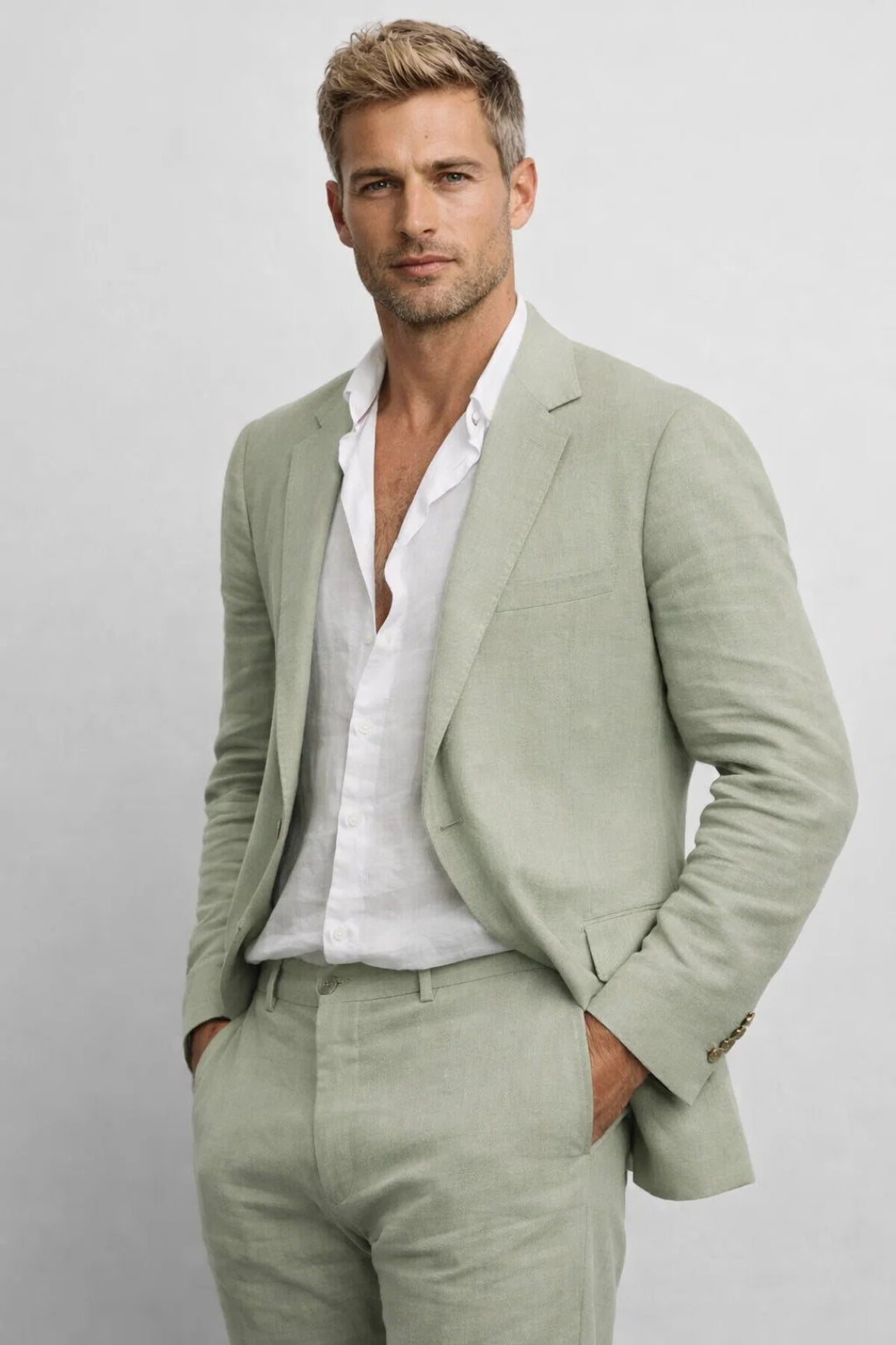 Leandro | Conjunto de Blazer y Pantalones Ajustados