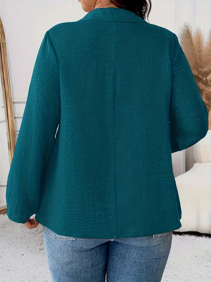 Noyelle | Blusa Holgada de Manga Larga con Botones