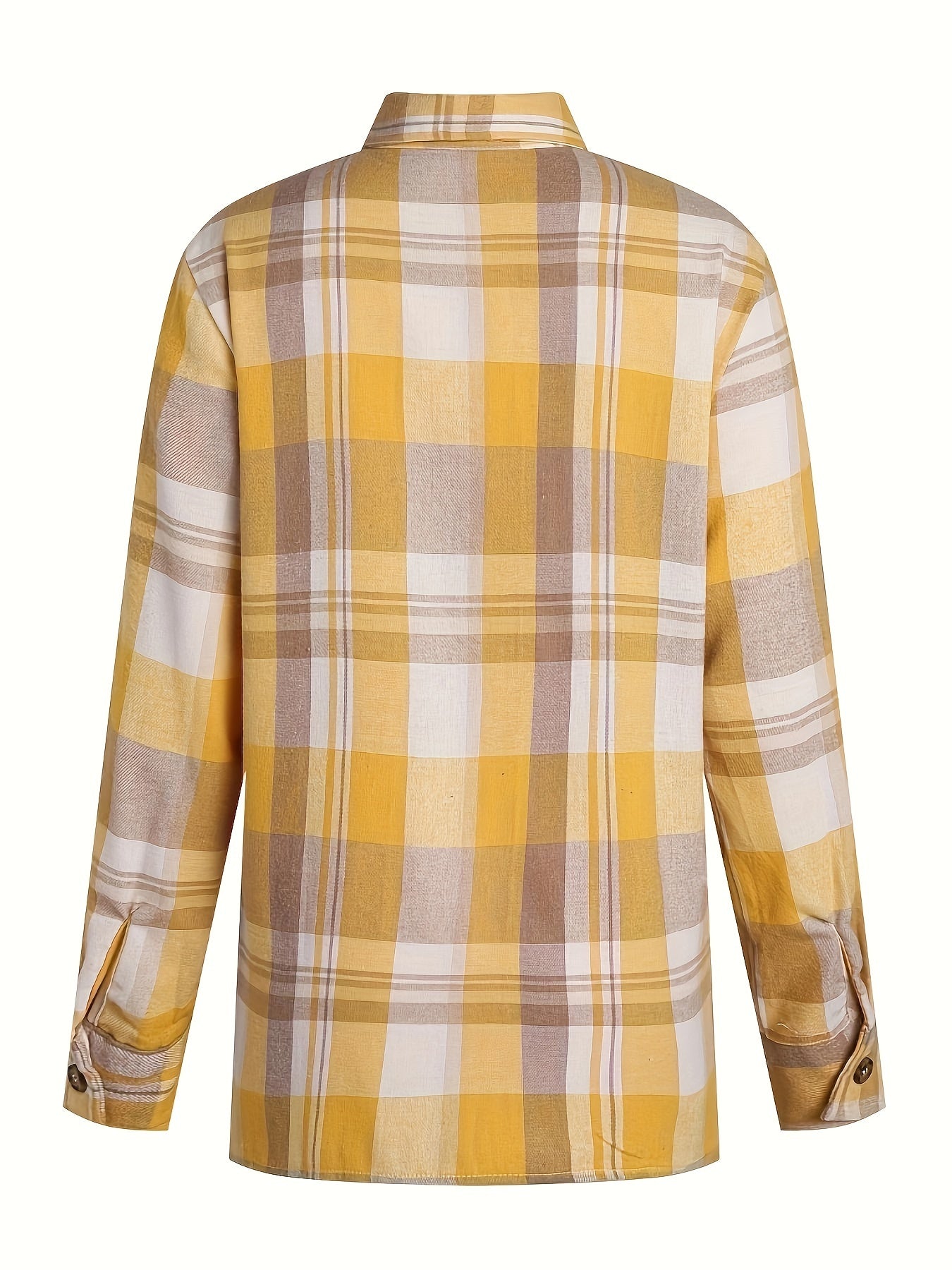 Yenira | Camisa De Cuadros De Manga Larga