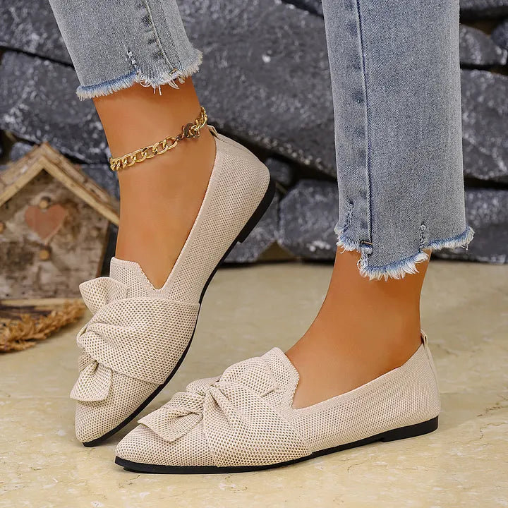 Hiromi | Zapatos Planos Slip On con Lazo