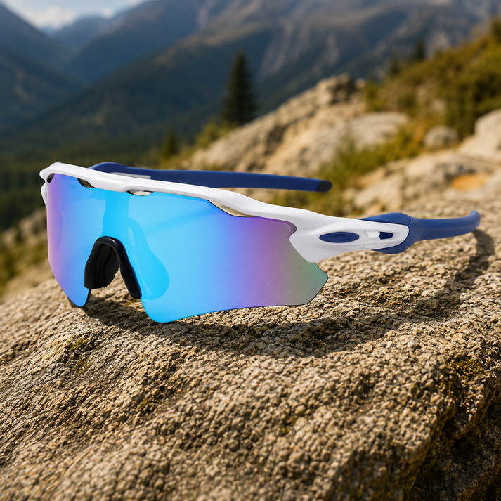 Cryzz | Gafas De Sol Deportivas Envolventes Con Lente Tipo Escudo