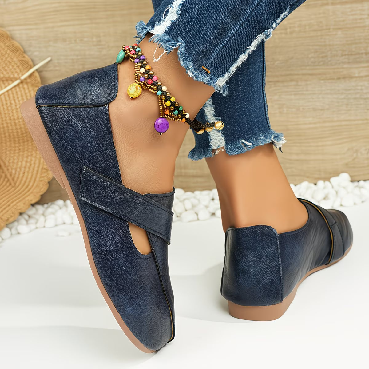 Tandara | Bailarinas Con Diseño De Tiras Cruzadas Y Aberturas