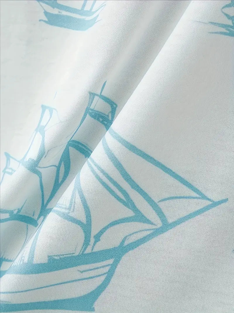 Barea | Conjunto Camiseta Tropical Y Shorts