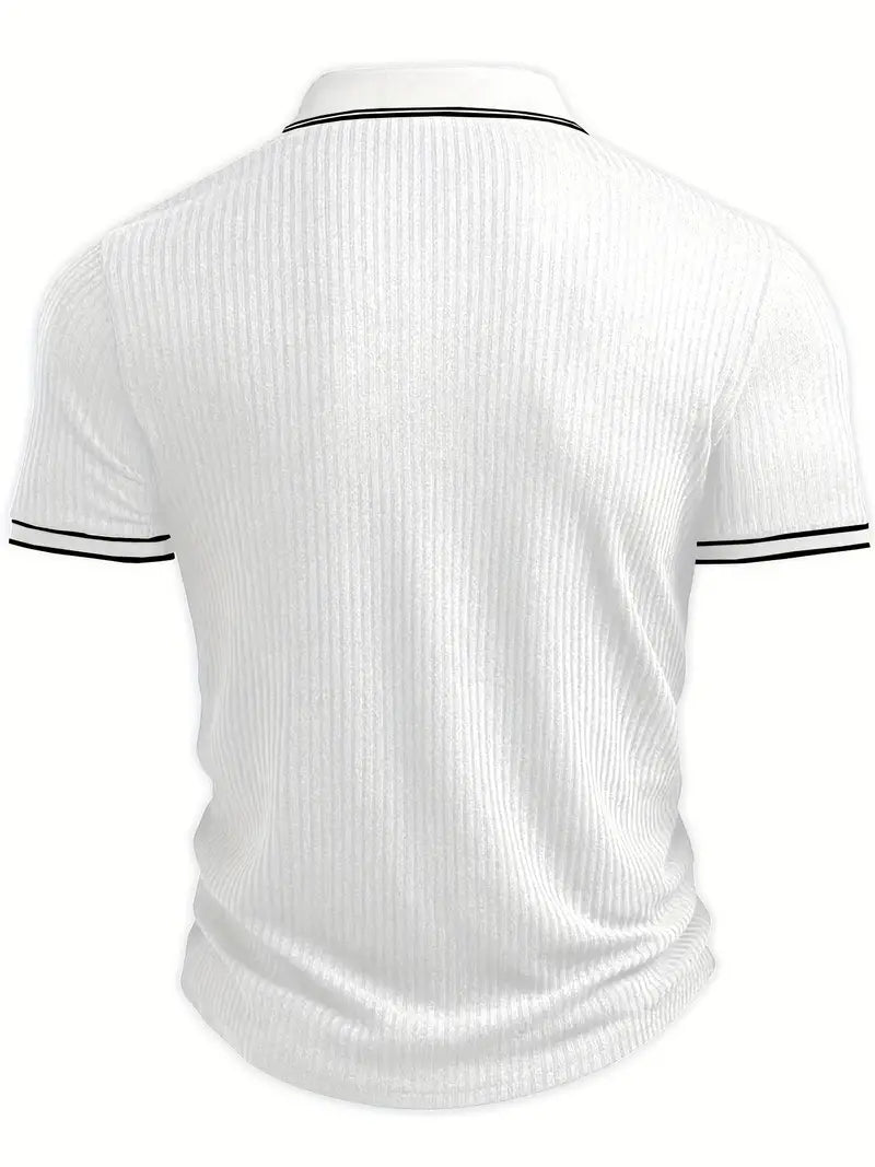 Orestis - Polo de Manga Corta Con Tejido Acanalado