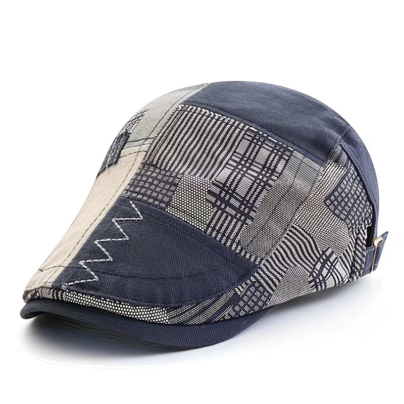 Girma | Gorra plana Ajustable con Diseño de Patchwork