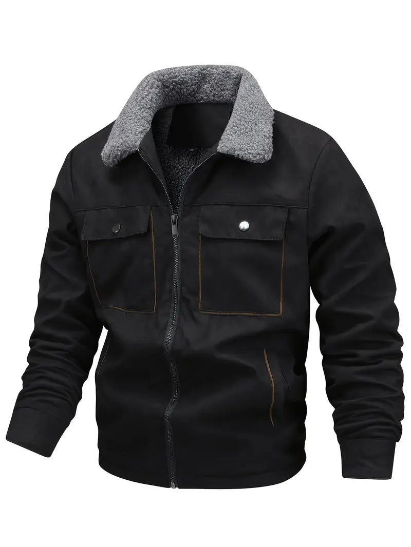 Grigory | Chaqueta Con Cremallera Y Cuello Borg