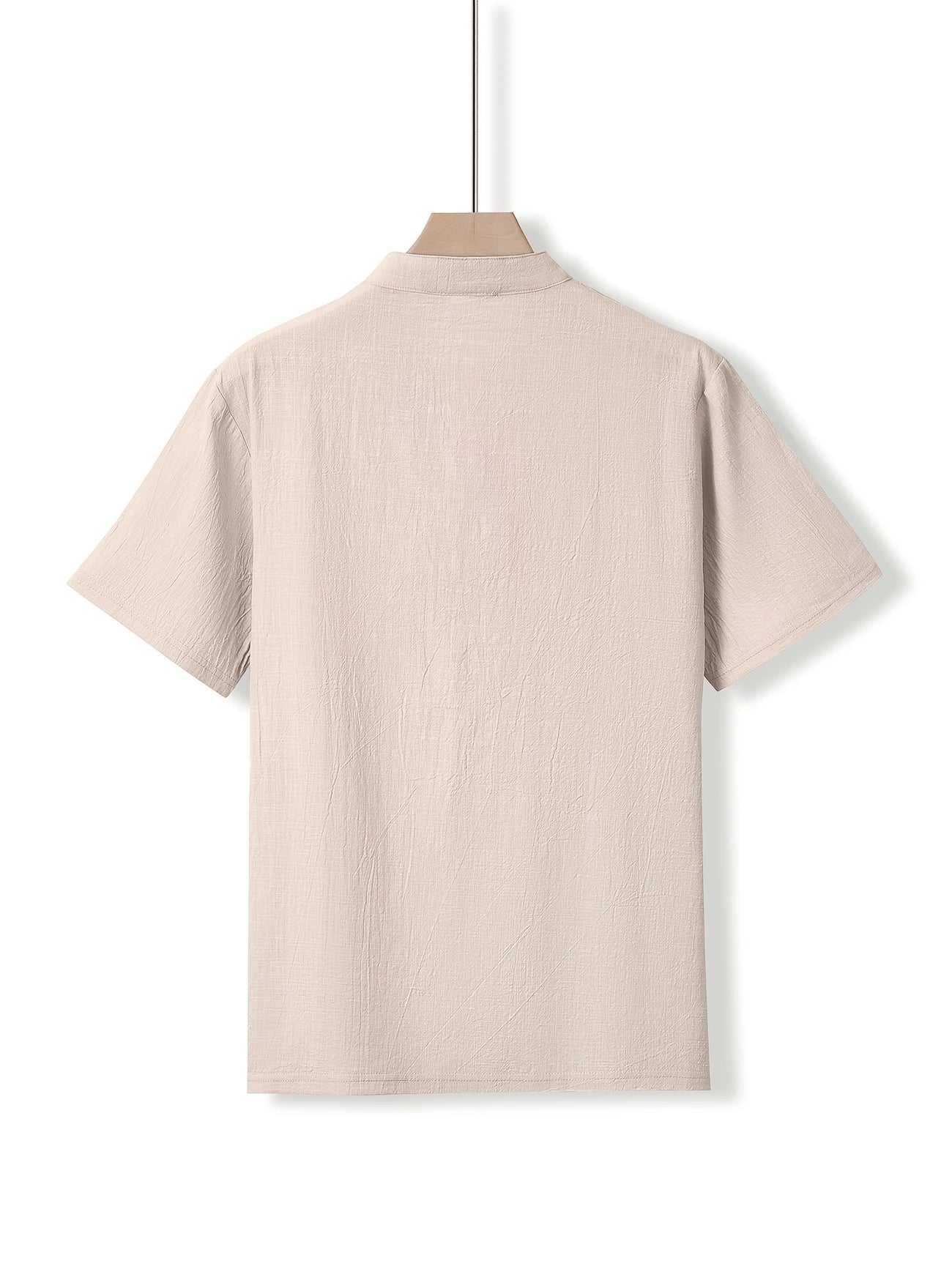 Markos | Camisa Manga Corta Cuello Mao Bolsillo
