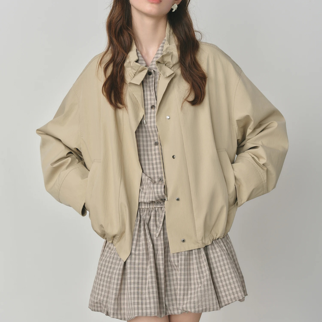 Rosaonova | Chaqueta Utility con Mangas Abullonadas
