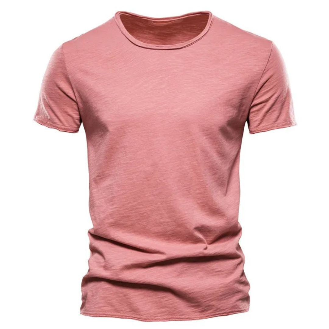 Jonatan | Camiseta Básica Manga Corta Cuello Redondo