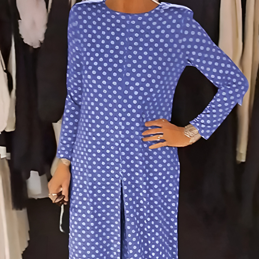 Maryse | Conjunto Mujer Dos Piezas Lunares Elegante