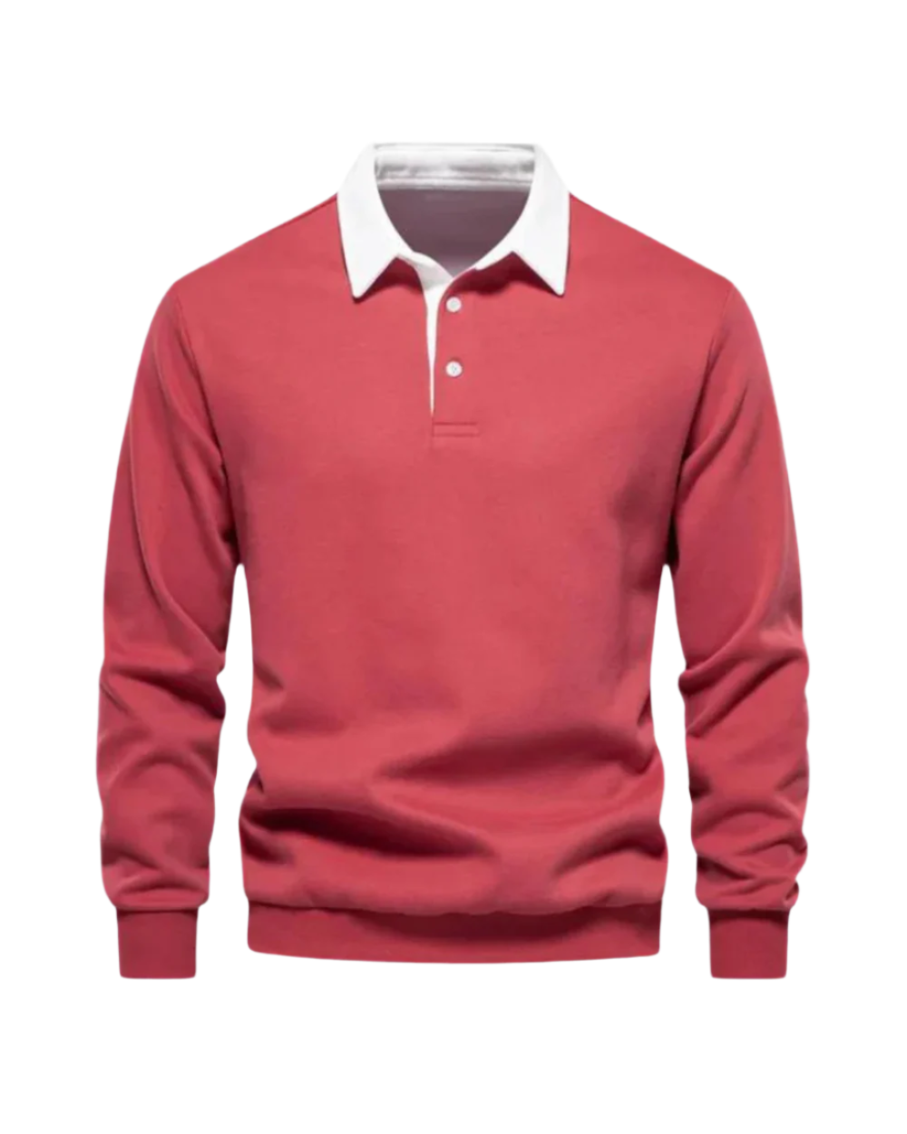 Farouk | Polo De Manga Larga Con Cuello en Contraste