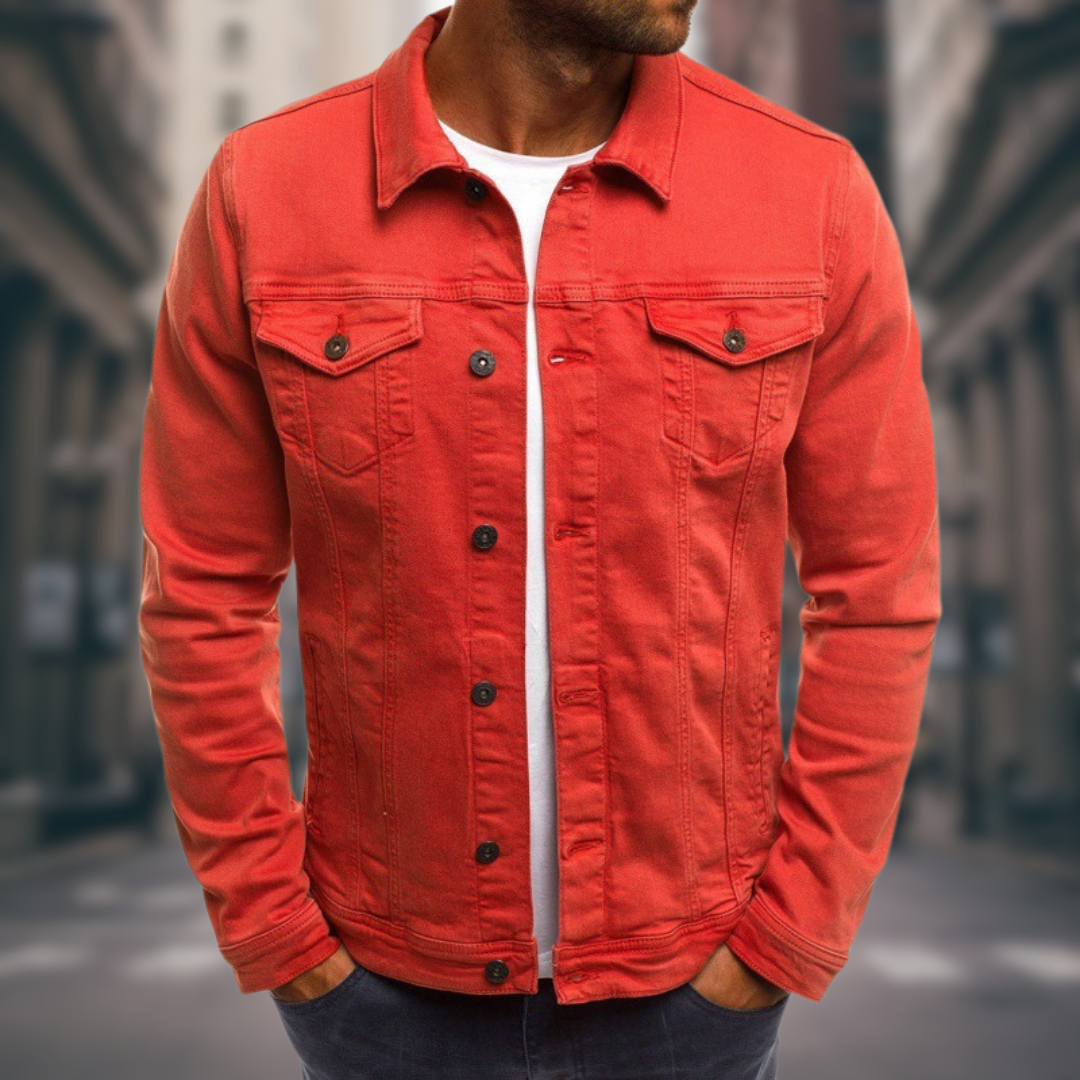 Rolando | Chaqueta De Botones Estilo Vaquero