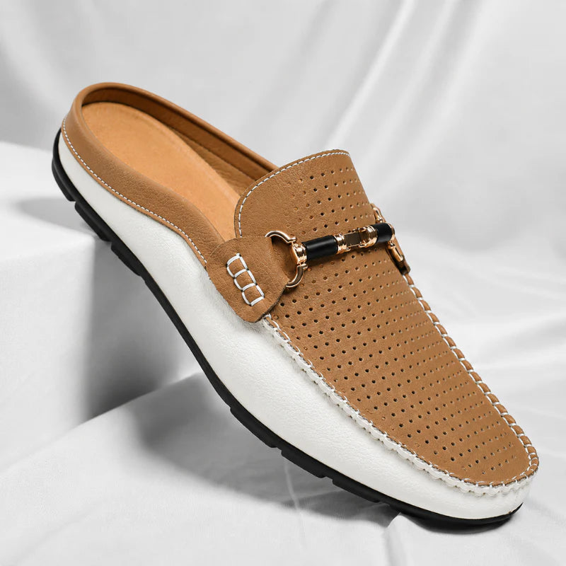 Yerson | Mules Sin Cordones Con Perforaciones