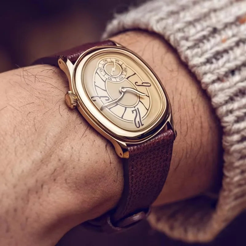 Byll | Reloj con Correa De Cuero Estilo Heritage