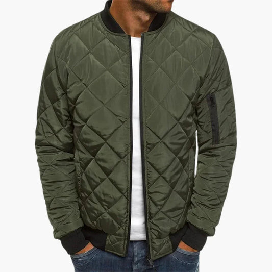 Davidson | Chaqueta con acolchado en diamante y ribete