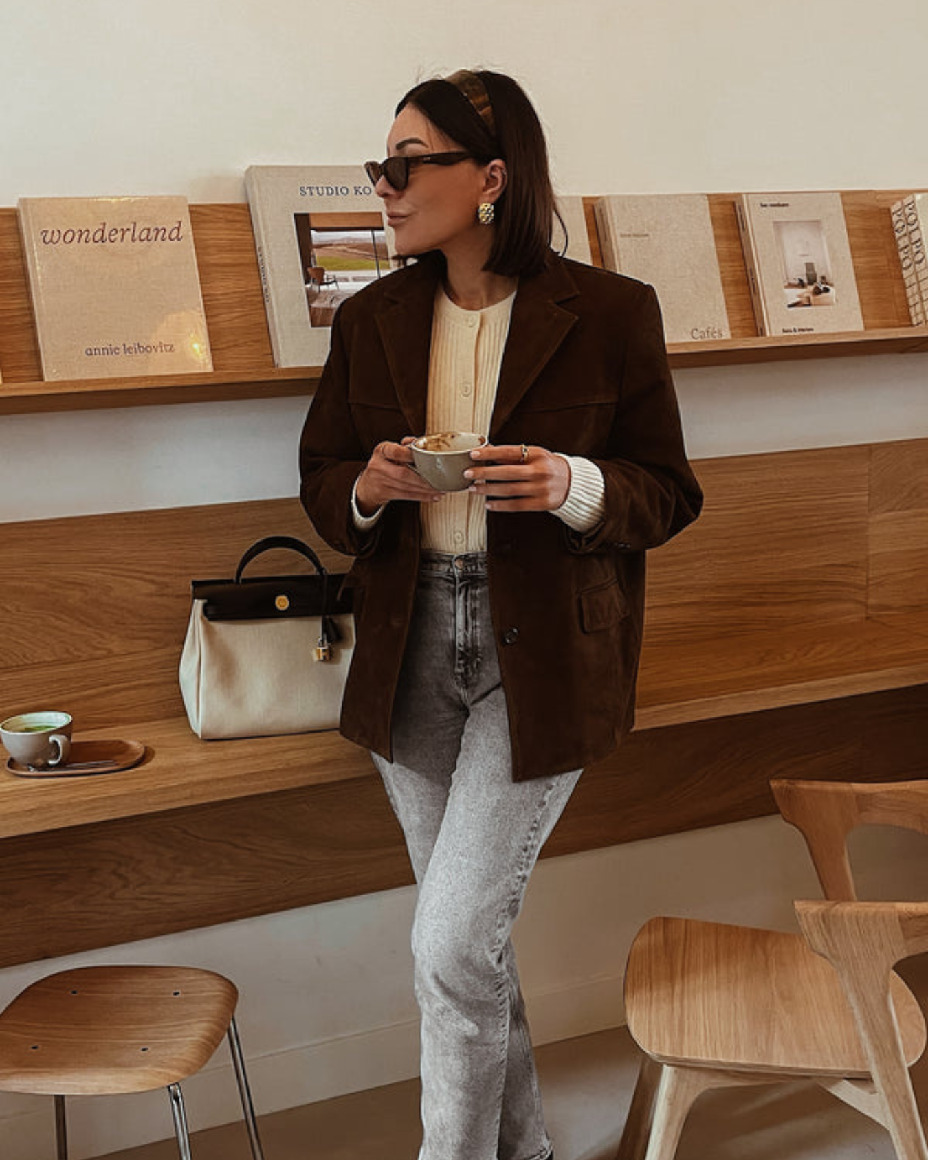 Eline | Chaqueta Con Acabado Estilo Ante y Solapas con Muesca