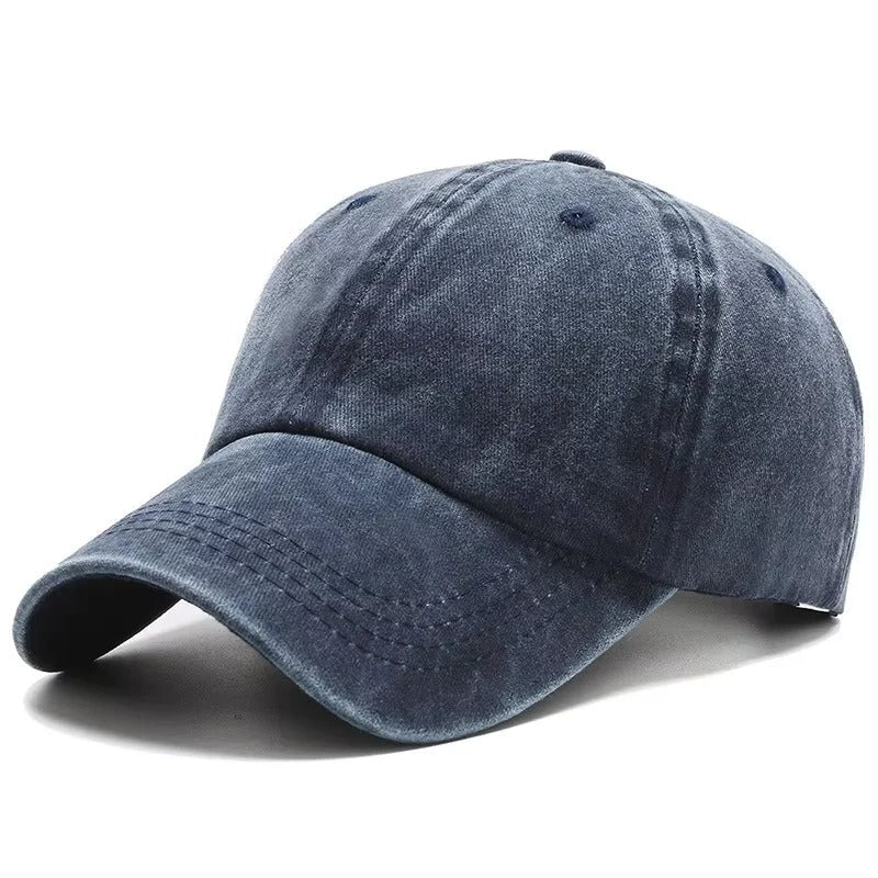 Emirjan | Gorra de Béisbol con Efecto denim Lavado