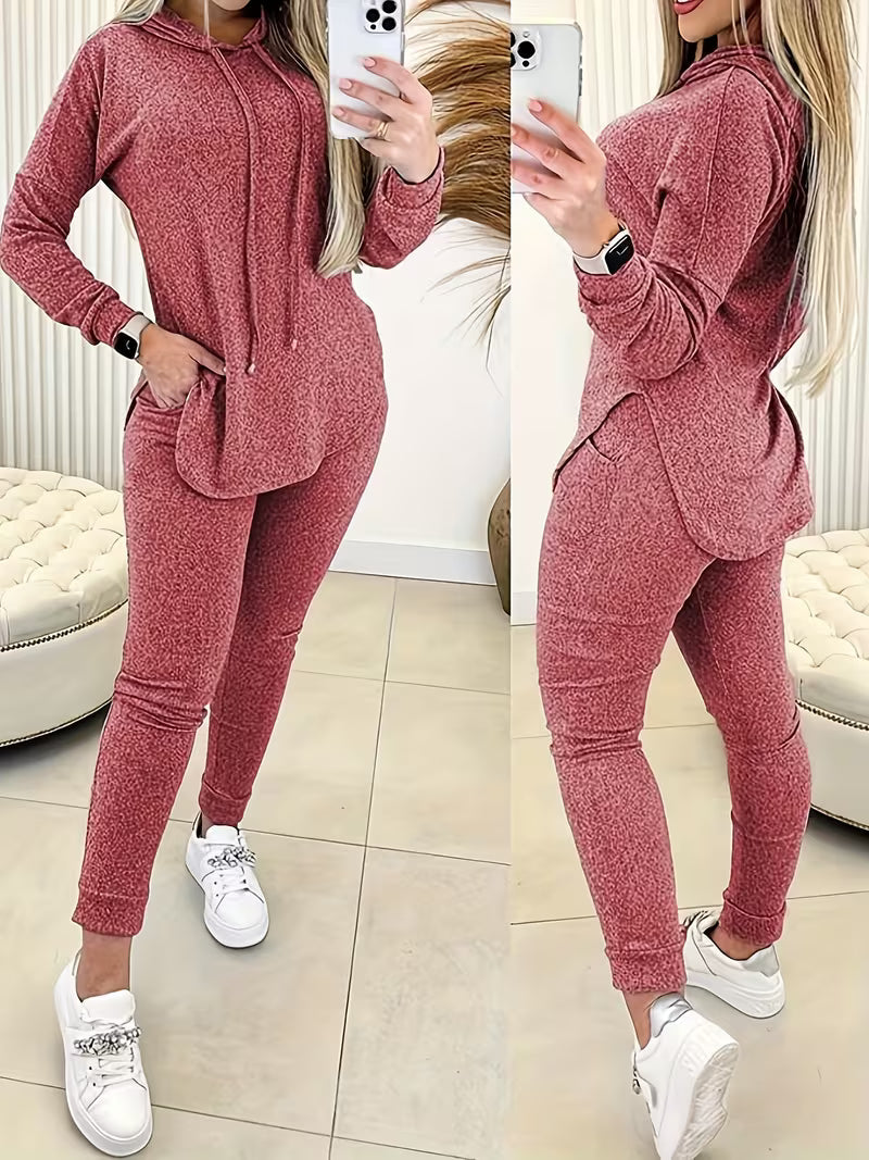 Lila | Conjunto de Dos Piezas con Capucha