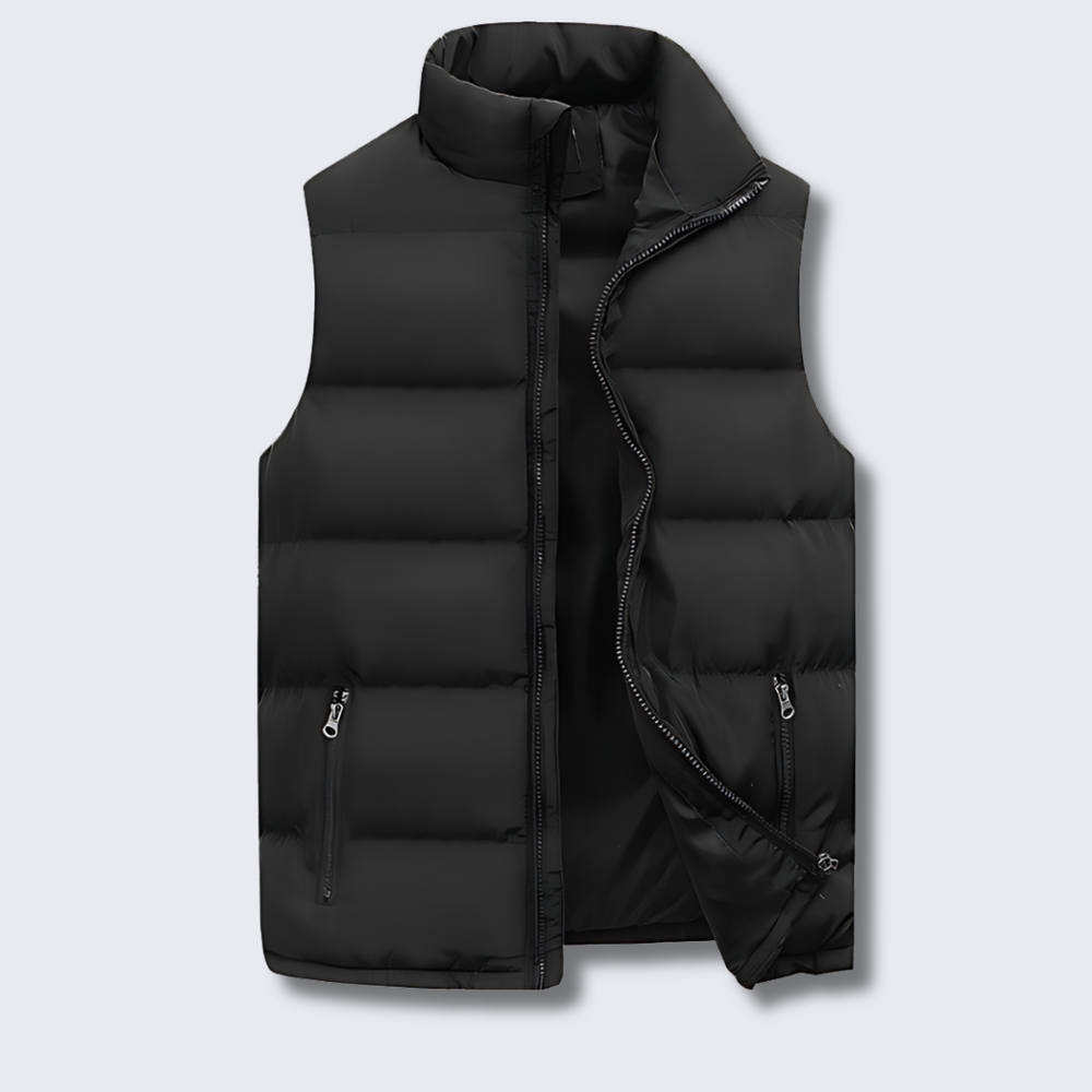 Karner | Chaleco acolchado sin mangas con cuello alto