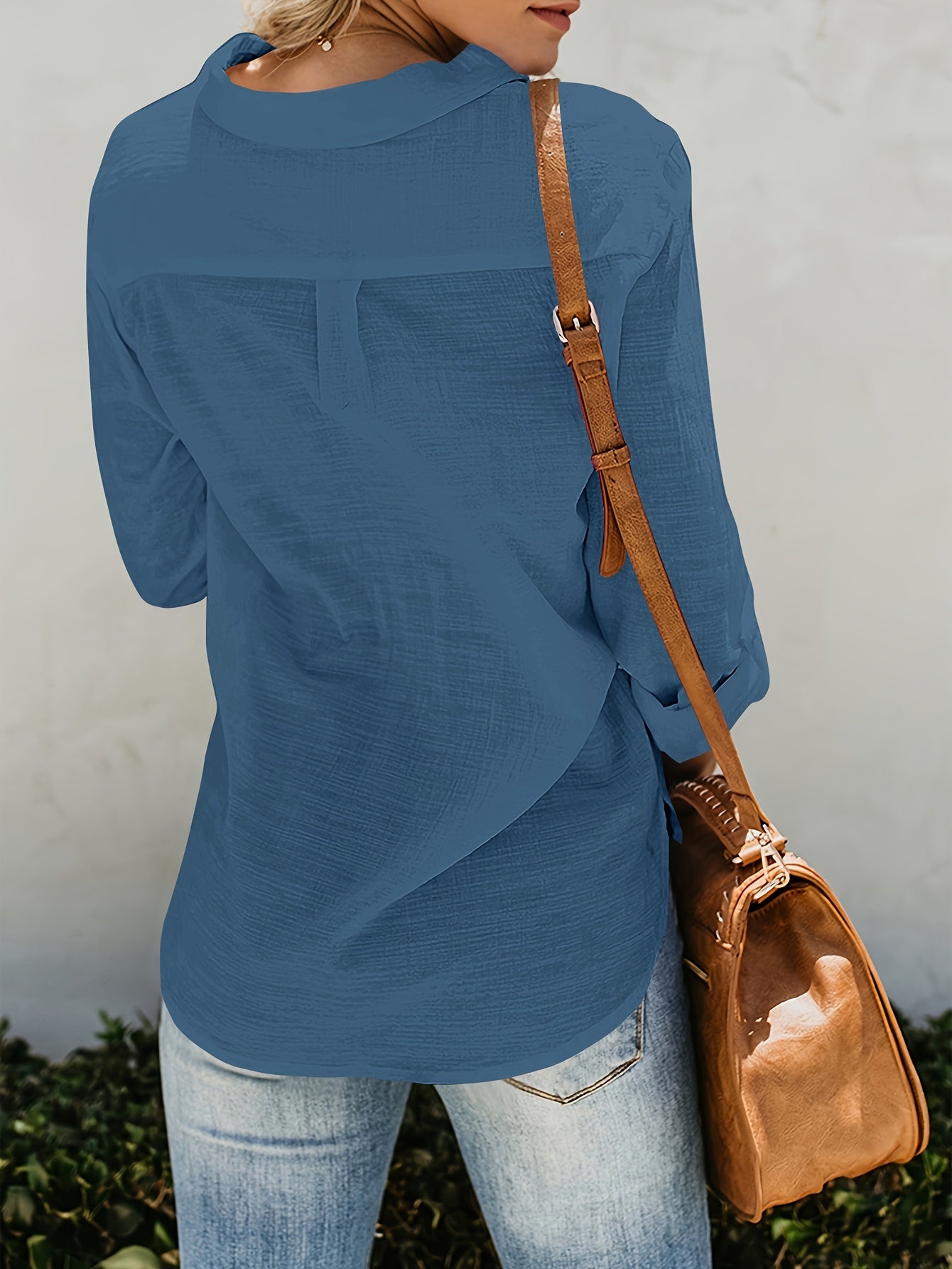 Priscilla | Camisa De Manga Larga Con Botones Y Bolsillos