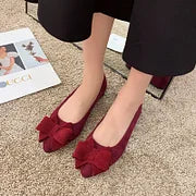 Fiamavetta | Zapatos de tacón bajo con moño elegante