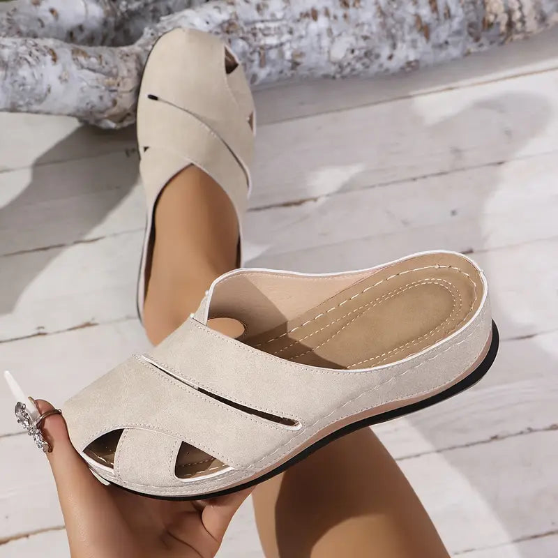 Tereza | Sandalias Sin Talón Con Punta Redonda