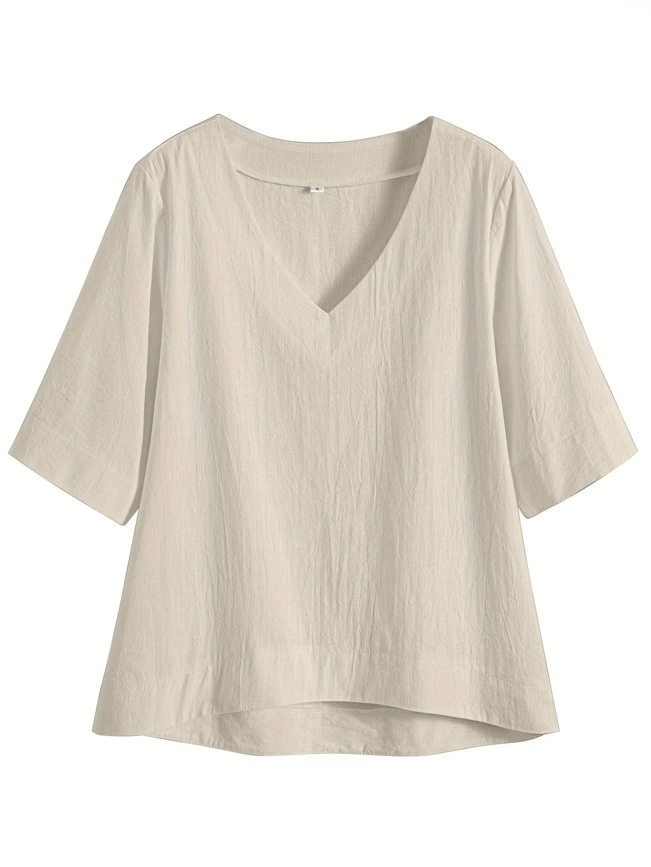 Mattea | Blusa Holgada Manga Corta Cuello V