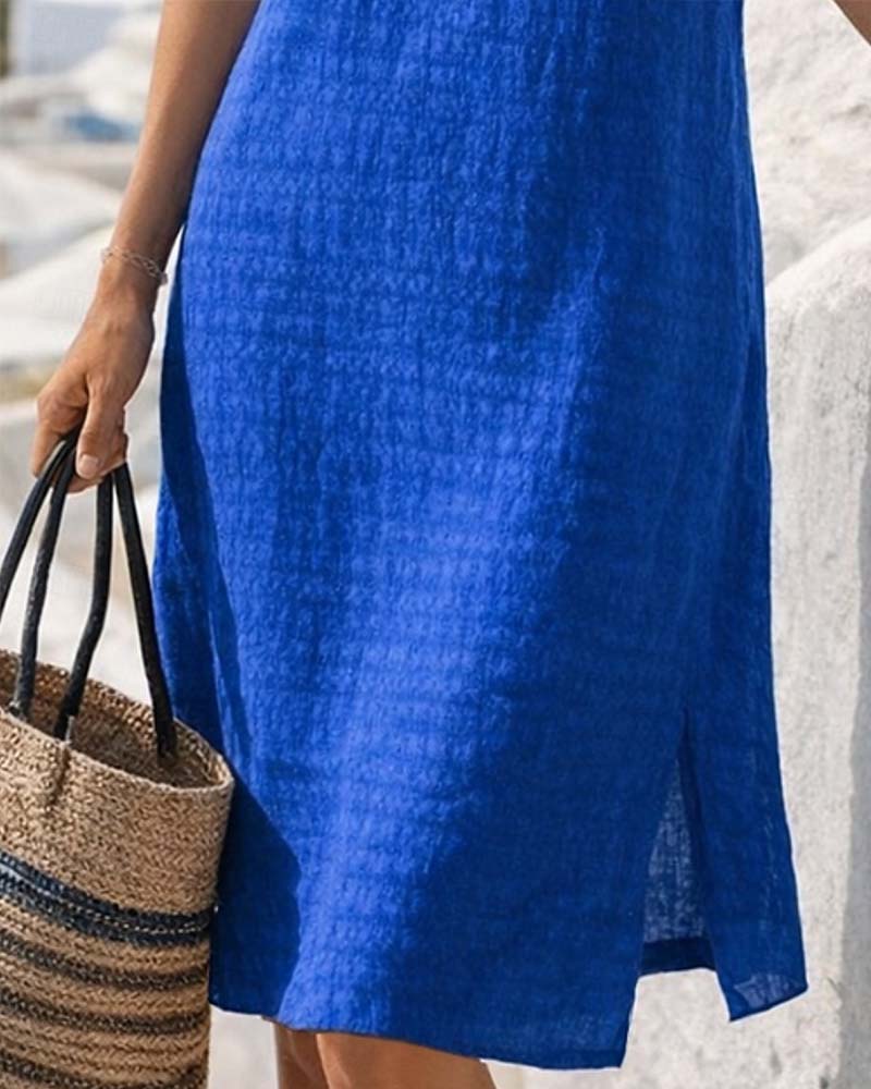 Shanai | Vestido midi de Manga Corta