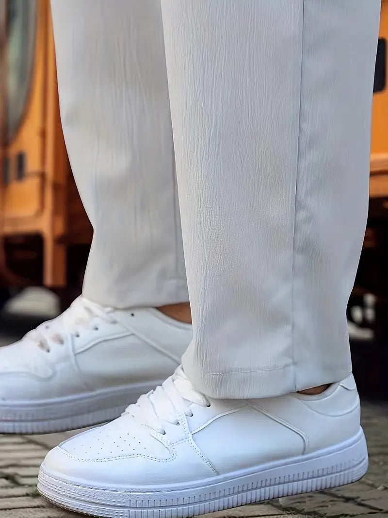 Travys | Pantalones Jogger Rectos Con Cordón y Bolsillos