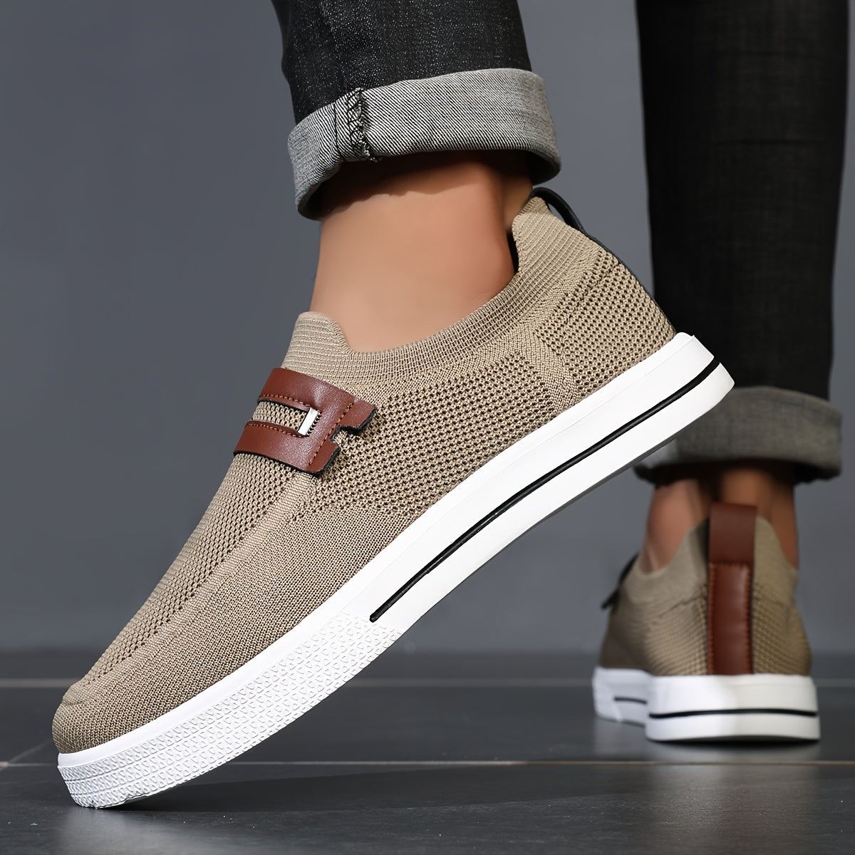 Reina | Zapatos Hombre Casual Tejidos Sin Agujetas
