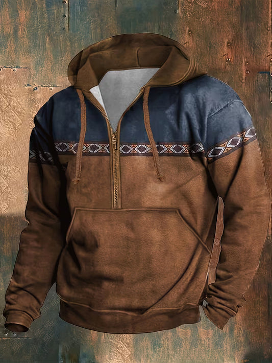 Hakan | Sudadera con Capucha y Media Cremallera
