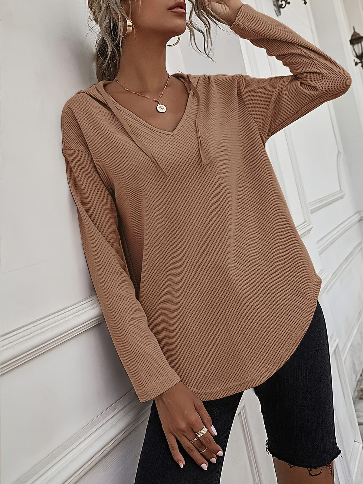 Laurette | Sudadera con Capucha de Manga Larga
