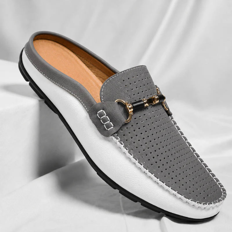 Yerson | Mules Sin Cordones Con Perforaciones
