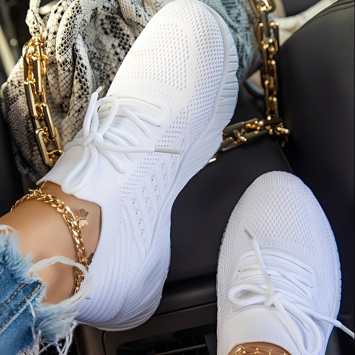 Gwenenis | Zapatillas cómodas y transpirables con plantilla acolchada