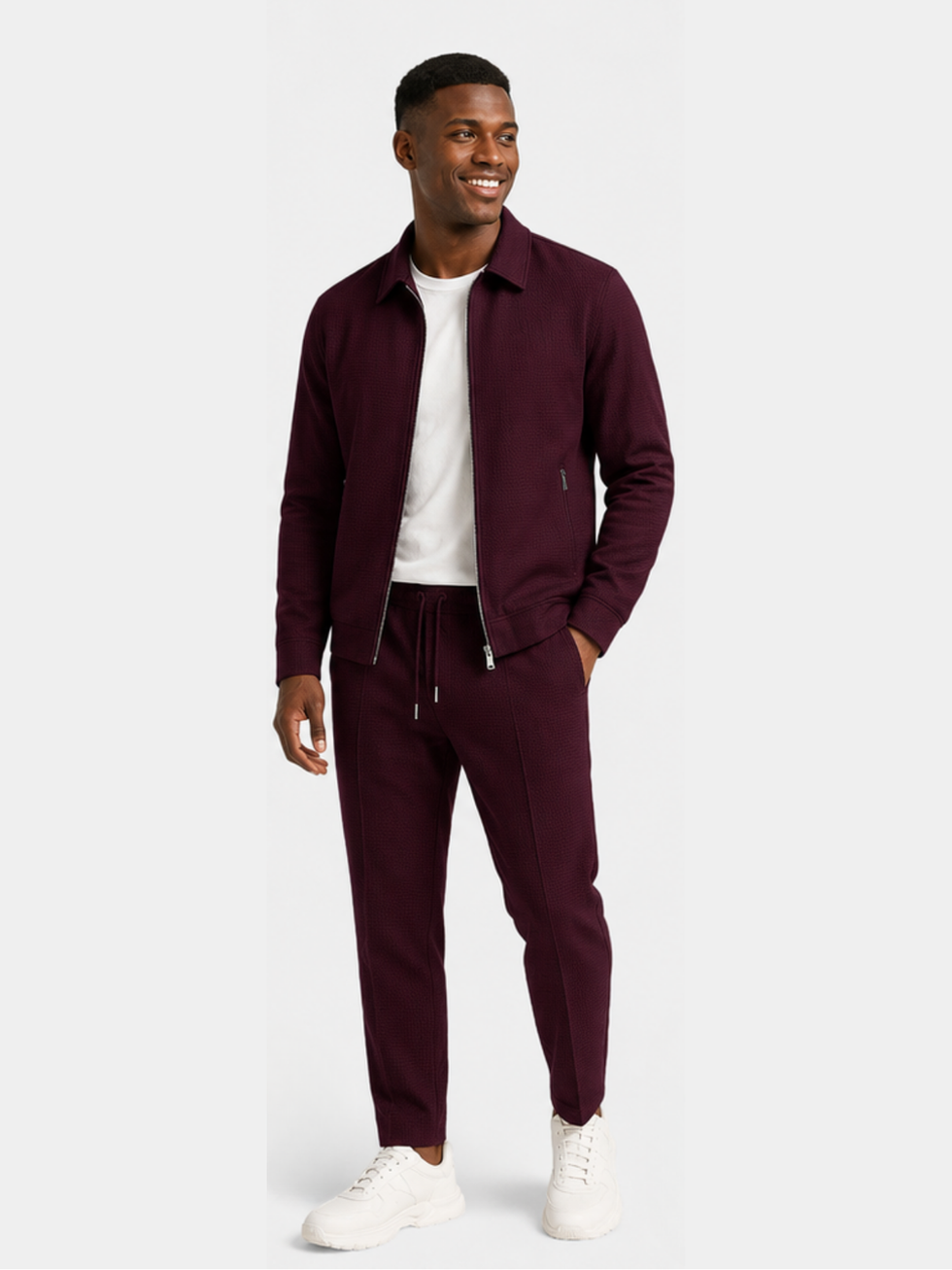 Tobiana | Conjunto De Chándal Con Chaqueta Con Cremallera Y Pantalones Ajustados Con Cordón