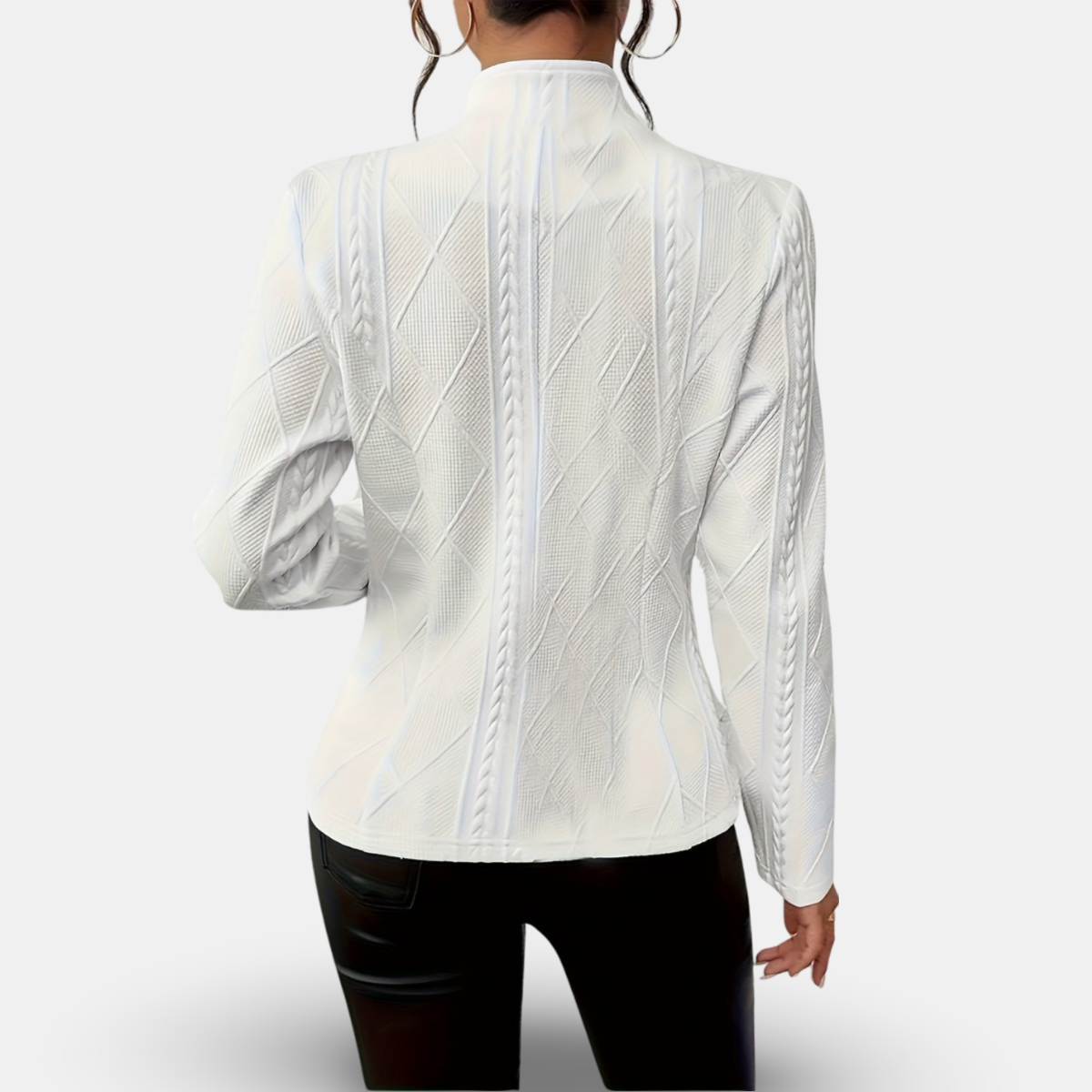 Lynn | Blazer De Manga Larga Con Textura Y Tres Botones