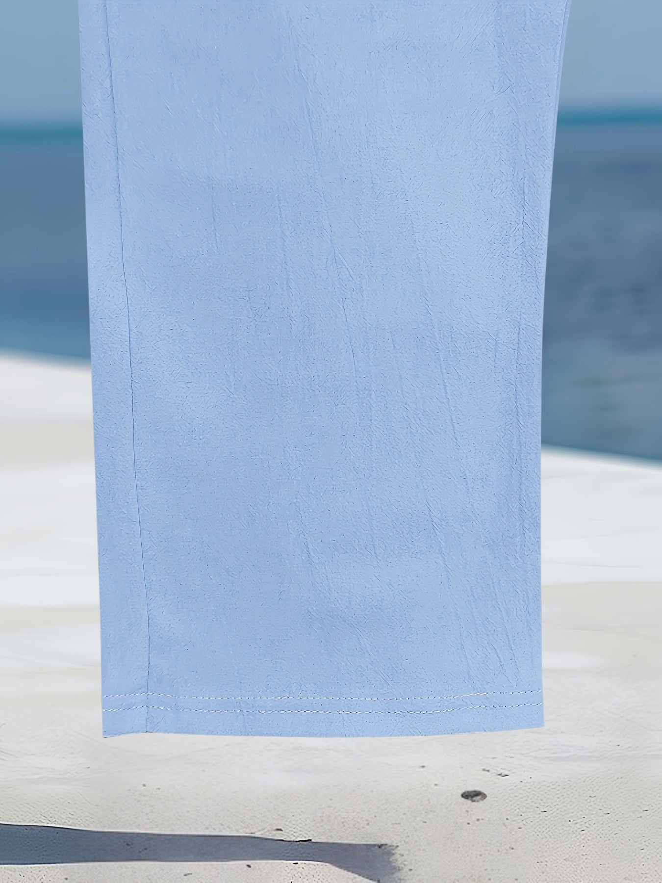 Aznar - Pantalón recto de lino con Cordón