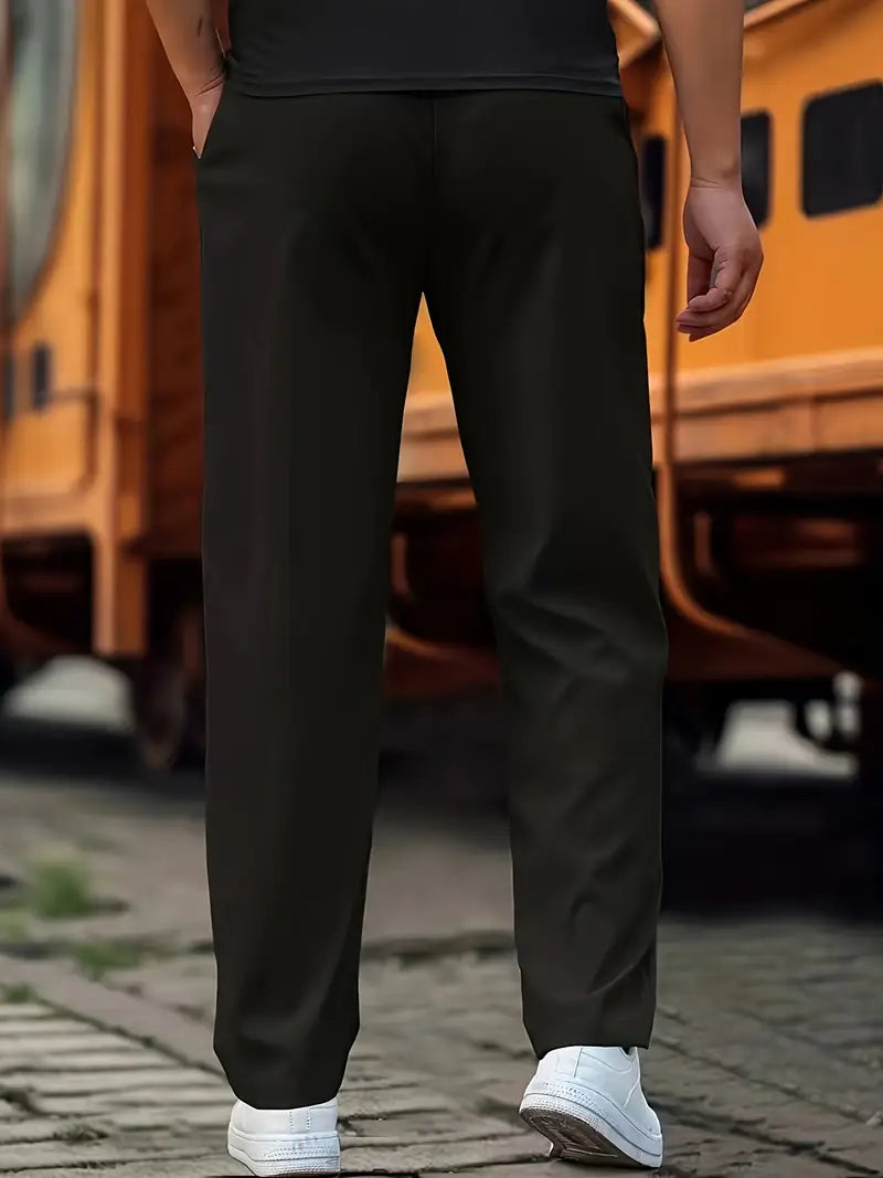 Travys | Pantalones Jogger Rectos Con Cordón y Bolsillos