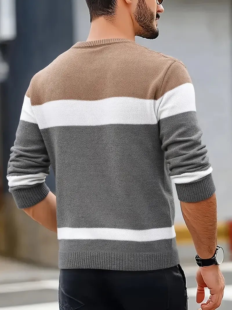 Watkins | Suéter De Punto Cuello Redondo Color Block