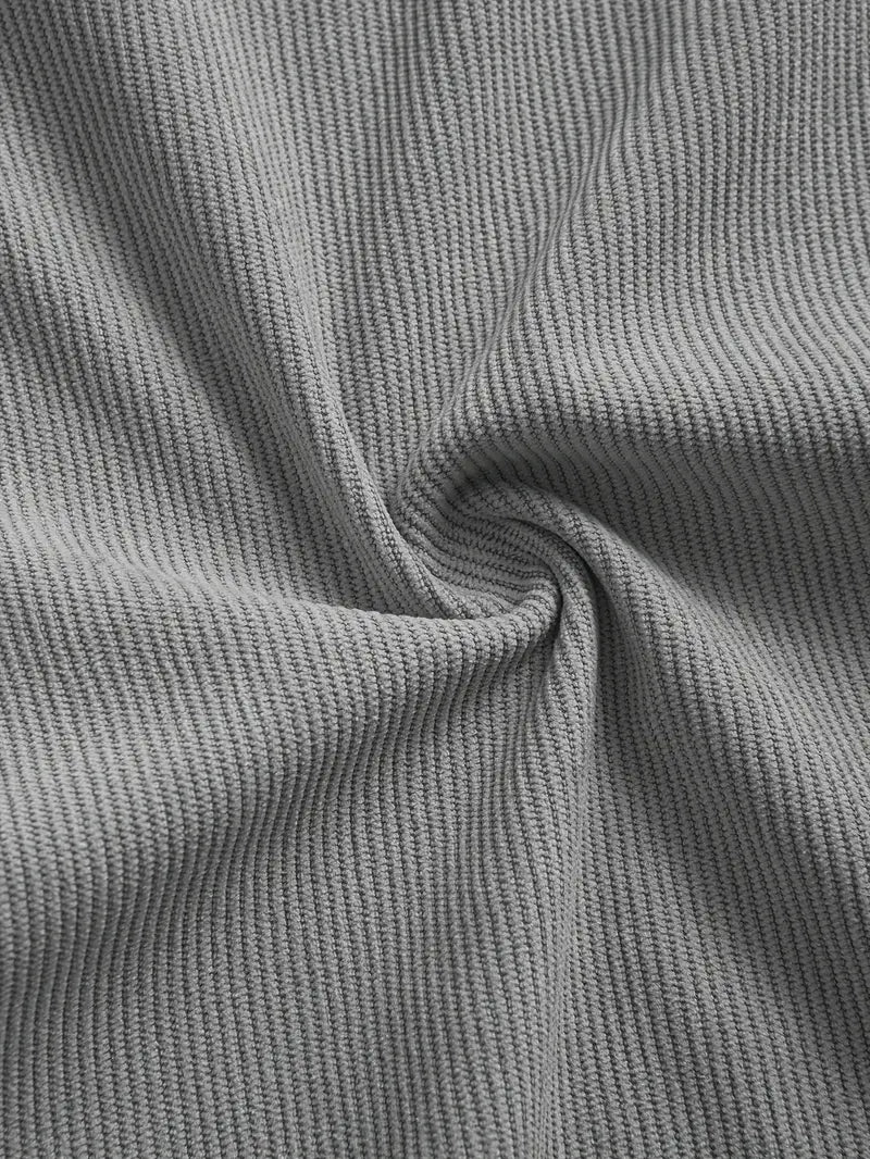 Rickey | Camisa de Pana de Manga Larga con Botones en la Parte Delantera