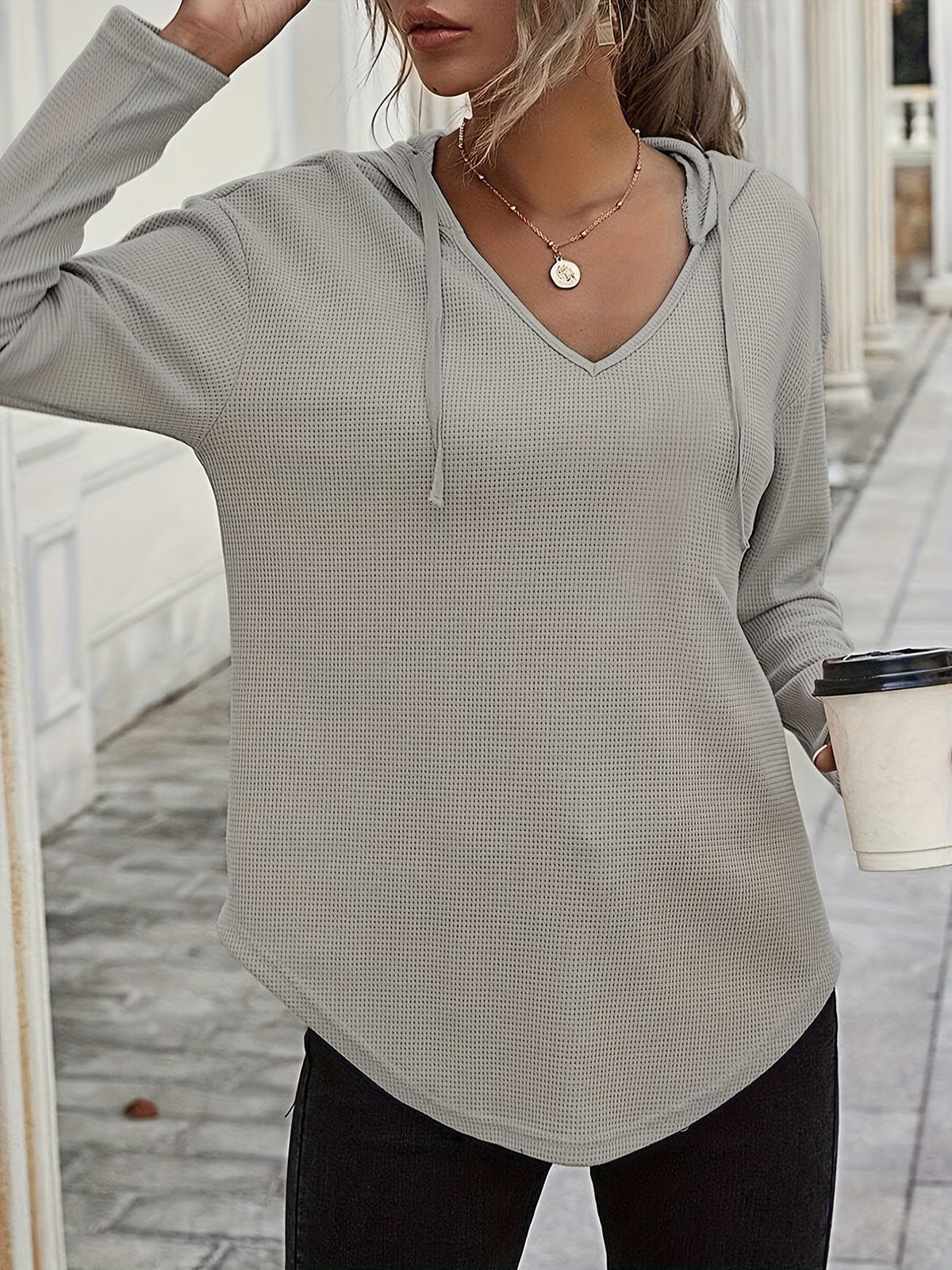 Laurette | Sudadera con Capucha de Manga Larga