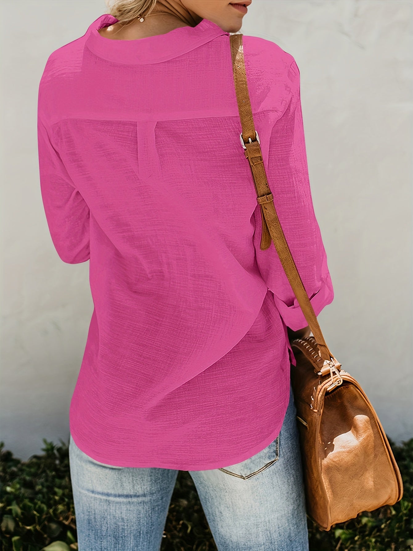 Priscilla | Camisa De Manga Larga Con Botones Y Bolsillos
