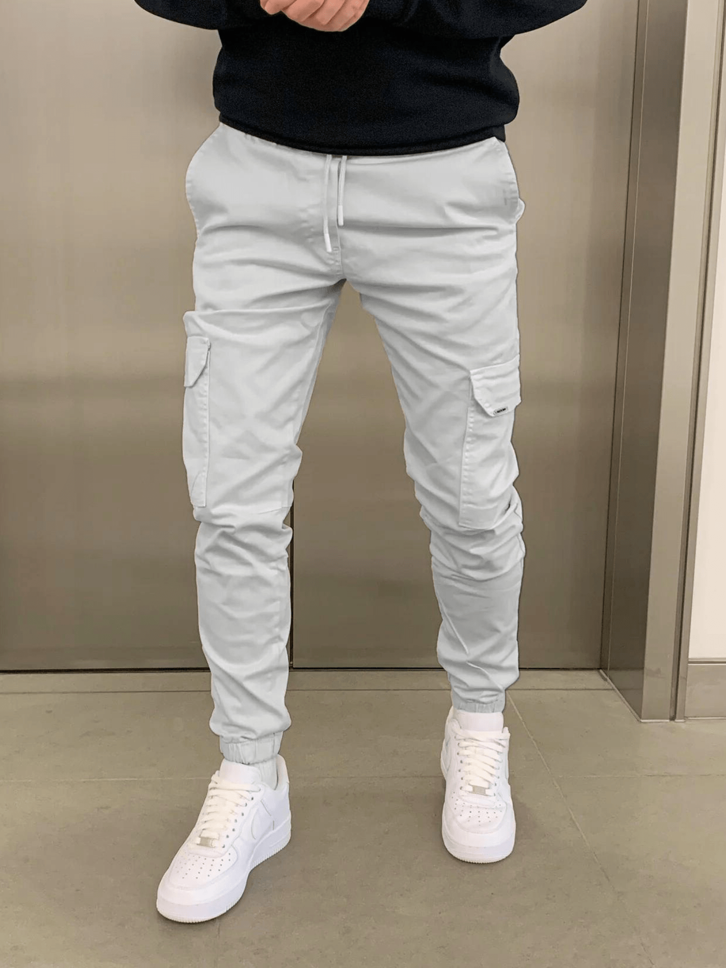 Marko - Pantalones Jogger Cargo de Corte Ajustado Con Cordón